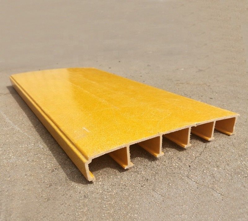 Geïsoleerde GFRP-wandelgang 40 mm hoog FRP-roosterdekpaneel met corrosiebestendigheid
