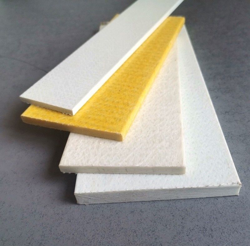 Glanzige steunbalk voor 80mmx10mm FRP Vlakke balk GFRP-strook Verbetert de structurele integriteit