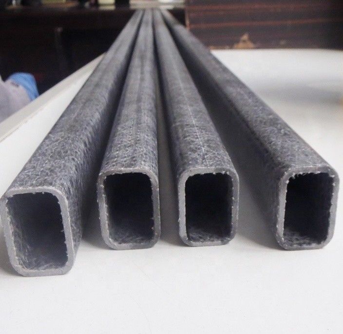 Glanzige verwerkingsservice Snijdend lichtgewicht glasvezel FRP rechthoekige buis voor kinderen Hockey Stick Handle