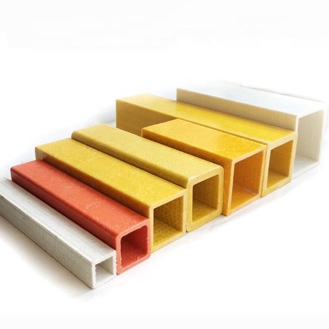 30 mm 38 mm 44 mm 50 mm Pultruded GFRP FRP Square Pipe Robuuste en duurzame structuren