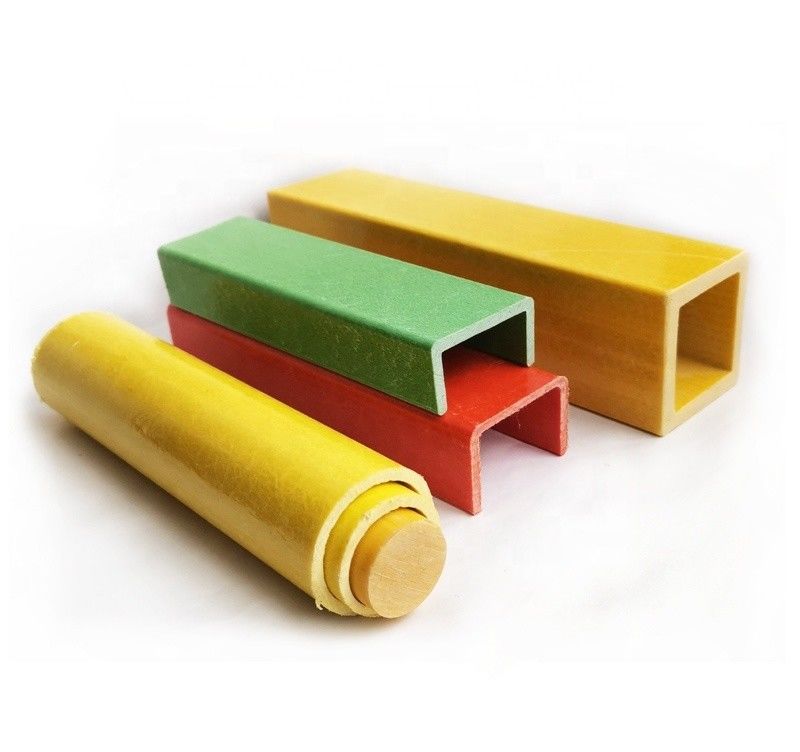 Glanzige FRP-compositieprofielen voor corrosiebestendige hoek/kanaal/I-balk/buis/staaf/staaf