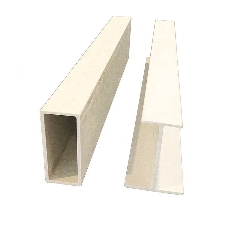 Glanz oppervlak Pultruded FRP Structural Support Beams voor corrosiebestendige ontwerpen