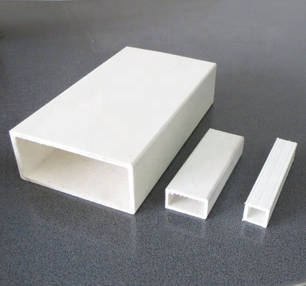 Hoge sterkte FRP Pultruded Composite Plastic Rectangular Tube Groottelijst voor structuren